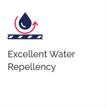 excellent water repellency