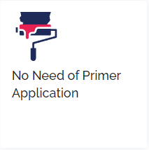 no need of primer application