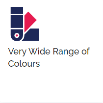 very wide range of colours