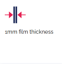 1mm film thickness